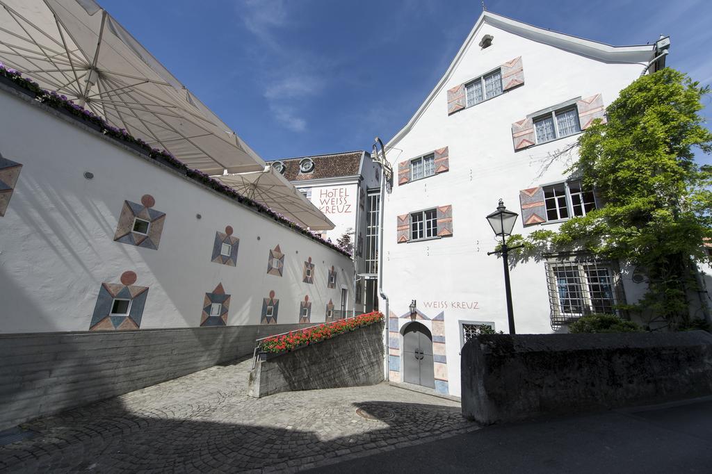 Hotel Weiss Kreuz Malans Bagian luar foto