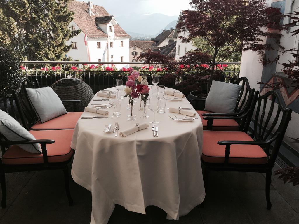 Hotel Weiss Kreuz Malans Bagian luar foto
